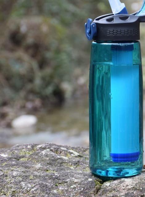 防災グッズ 携帯用浄水ボトル「清流」