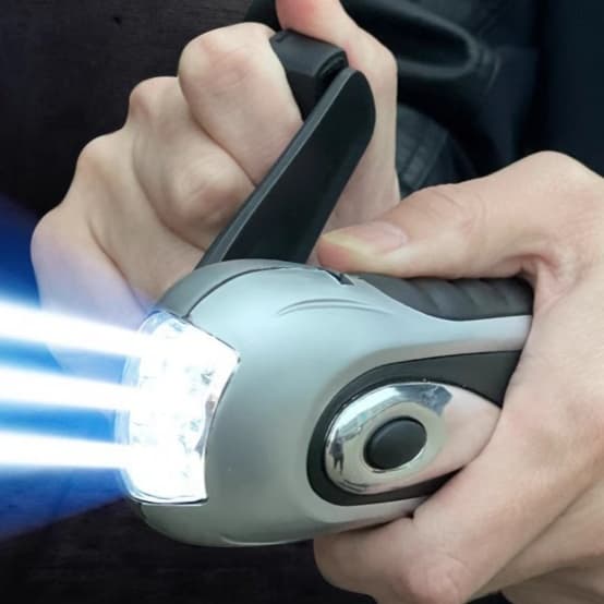 防災グッズ 手回し充電式 非常用ライト
