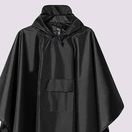 防災グッズ 全天候型ポンチョ防災レインウェア