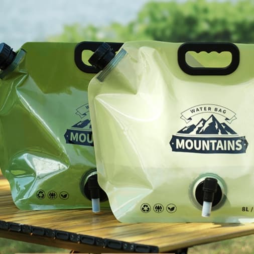 防災グッズ 防災用ソフト給水バッグ８リットル