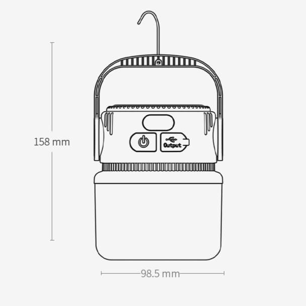 防災グッズ 多機能ソーラーランタン防災ライト