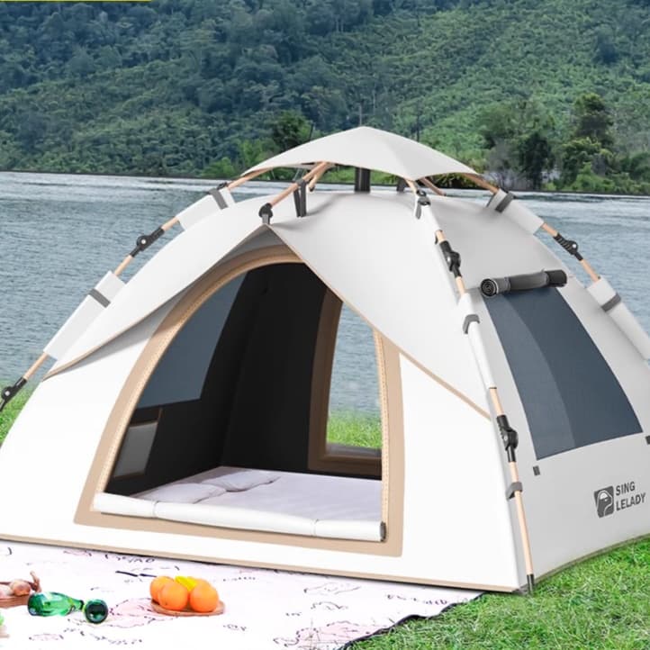 防災グッズ 自動展開式防災テント
