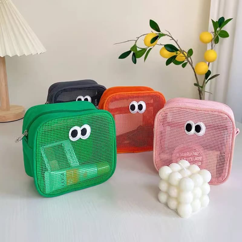 防災グッズ メッシュ目玉ポーチ やさしい救急箱