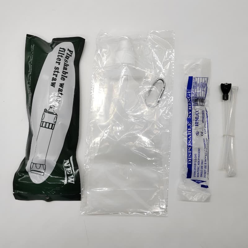 防災グッズ 携帯用緊急災害浄水ストロー