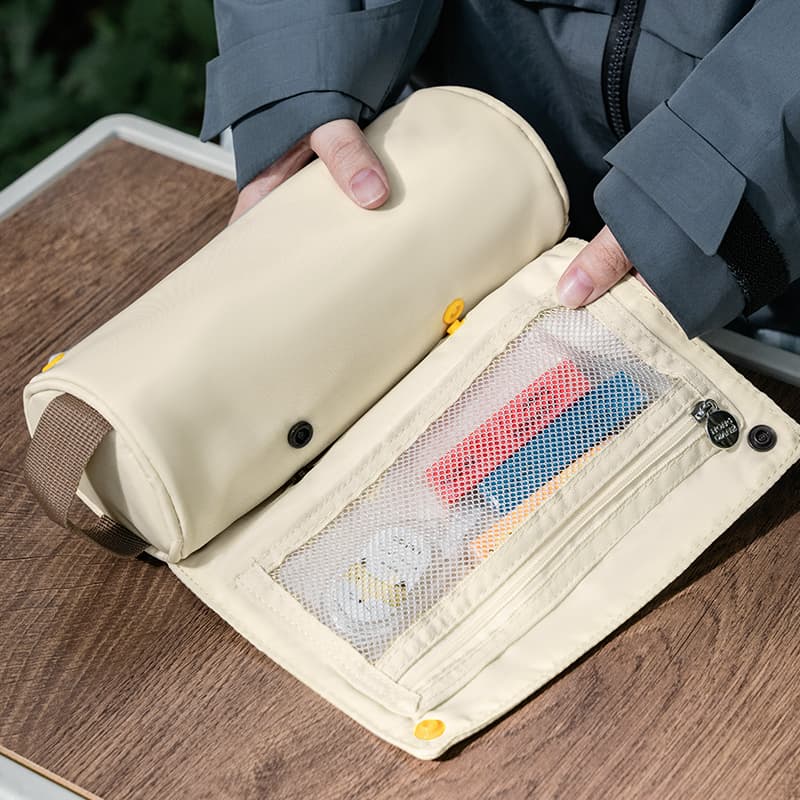 防災グッズ 多機能防災ロールアップポーチ