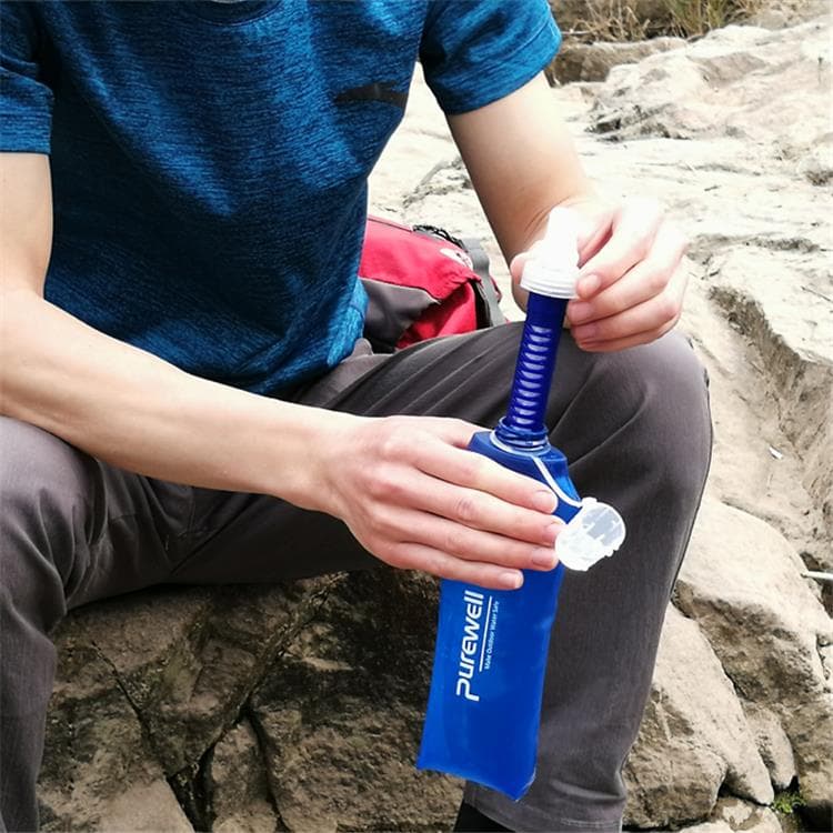 防災グッズ 携帯用コンパクト浄水ボトル